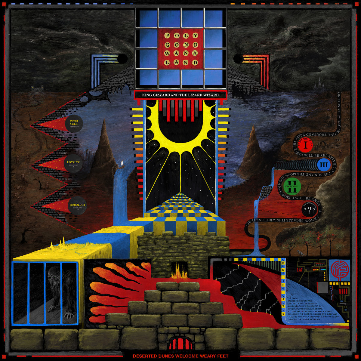 KING GIZZARD AND THE LIZARD WIZARD "Polygondwanaland" Vinyl LP (Creative Color Combo Vinyl)