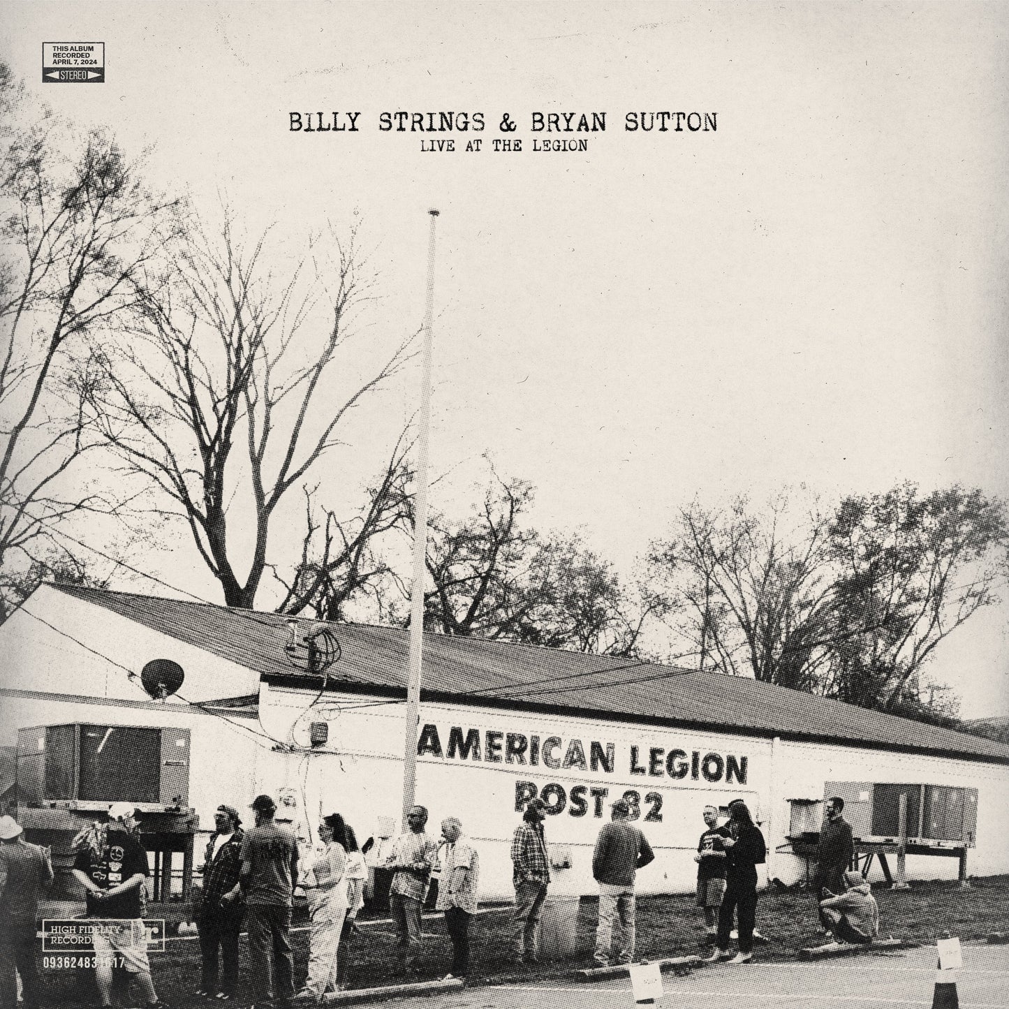 Billy Strings & Bryan Sutton "Live at the Legion" 2xLP (Indie Exclusive Red/White/Blue Tri-Color Vinyl)