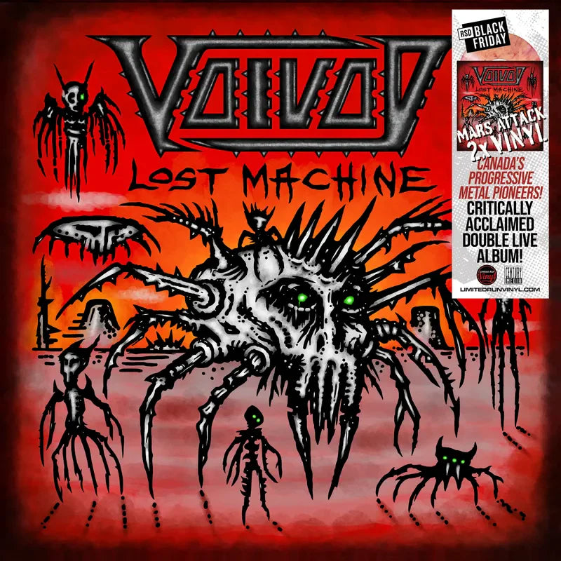 Voivod - Lost Machine - Live [Orange / Strawberry Swirl Vinyl]