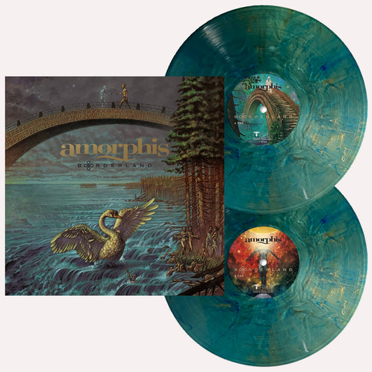 Amorphis "Borderland" 2xLP (Indie Exclusive "Borderland" Green Blue Marbled Vinyl)
