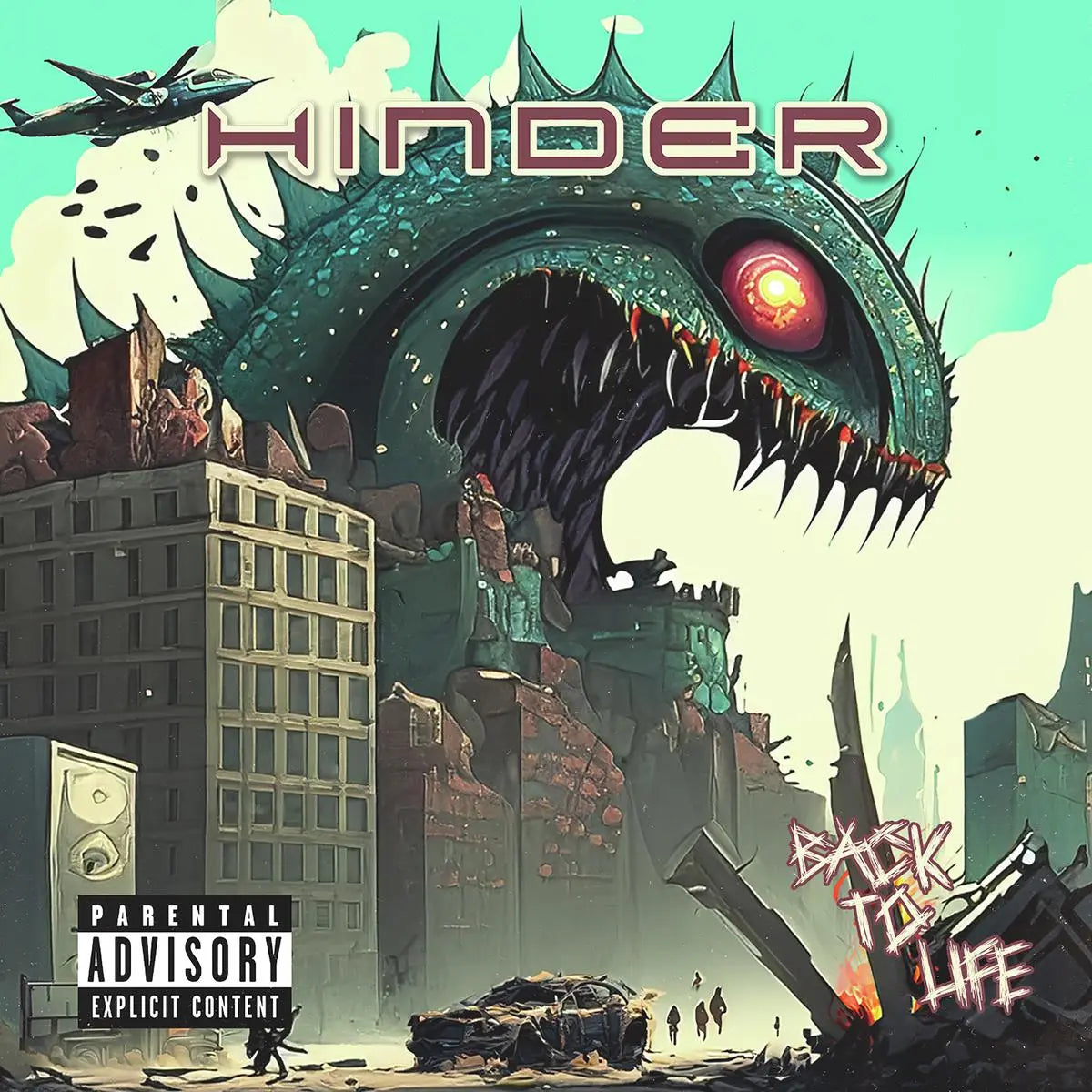 Hinder "Back To Life" LP (Mint Green Vinyl)