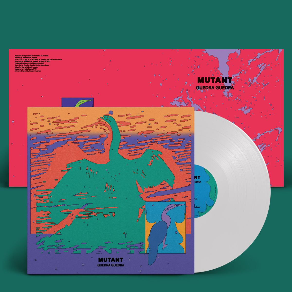 Guedra Guedra "MUTANT" LP (White Bio-Vinyl)
