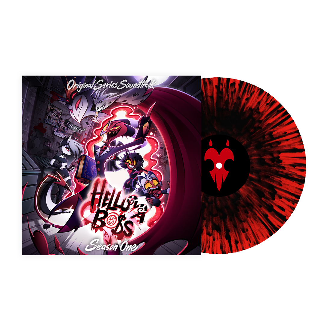 Helluva Boss "Helluva Boss: Season 1 (OST)" LP (Indie Exclusive Demon Blood Vinyl)