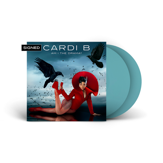 Cardi B "AM I THE DRAMA?" 2xLP (Indie Exclusive Baby Blue Vinyl, SIGNED insert)