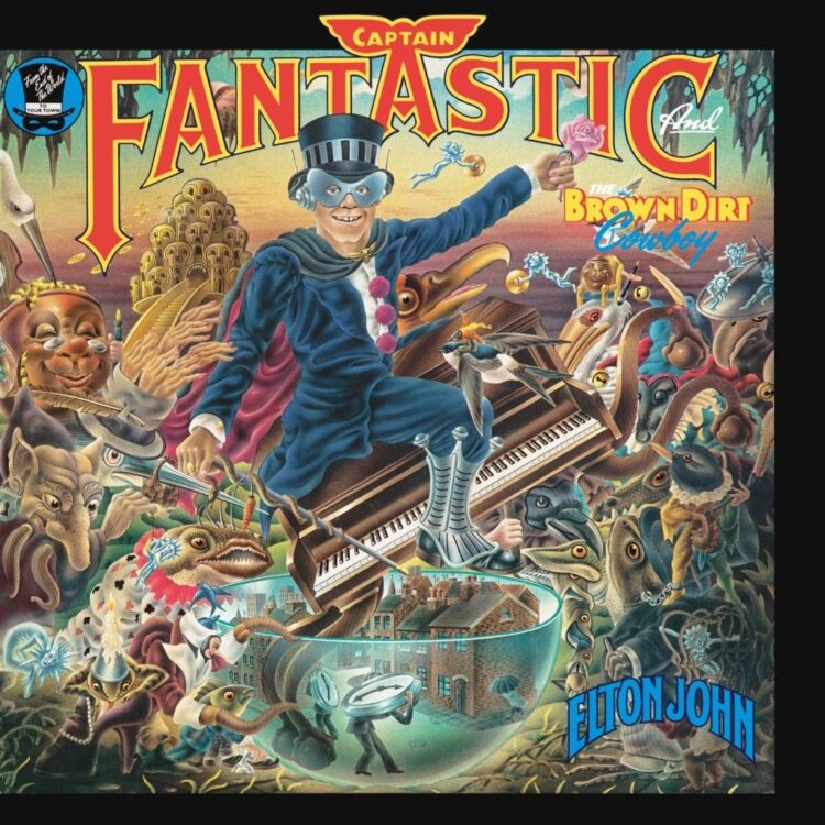 Elton John "Captain Fantastic And The Brown Dirt Cowboy (50th Anniversary)" 2xLP (180g Multi-Color Vinyl)