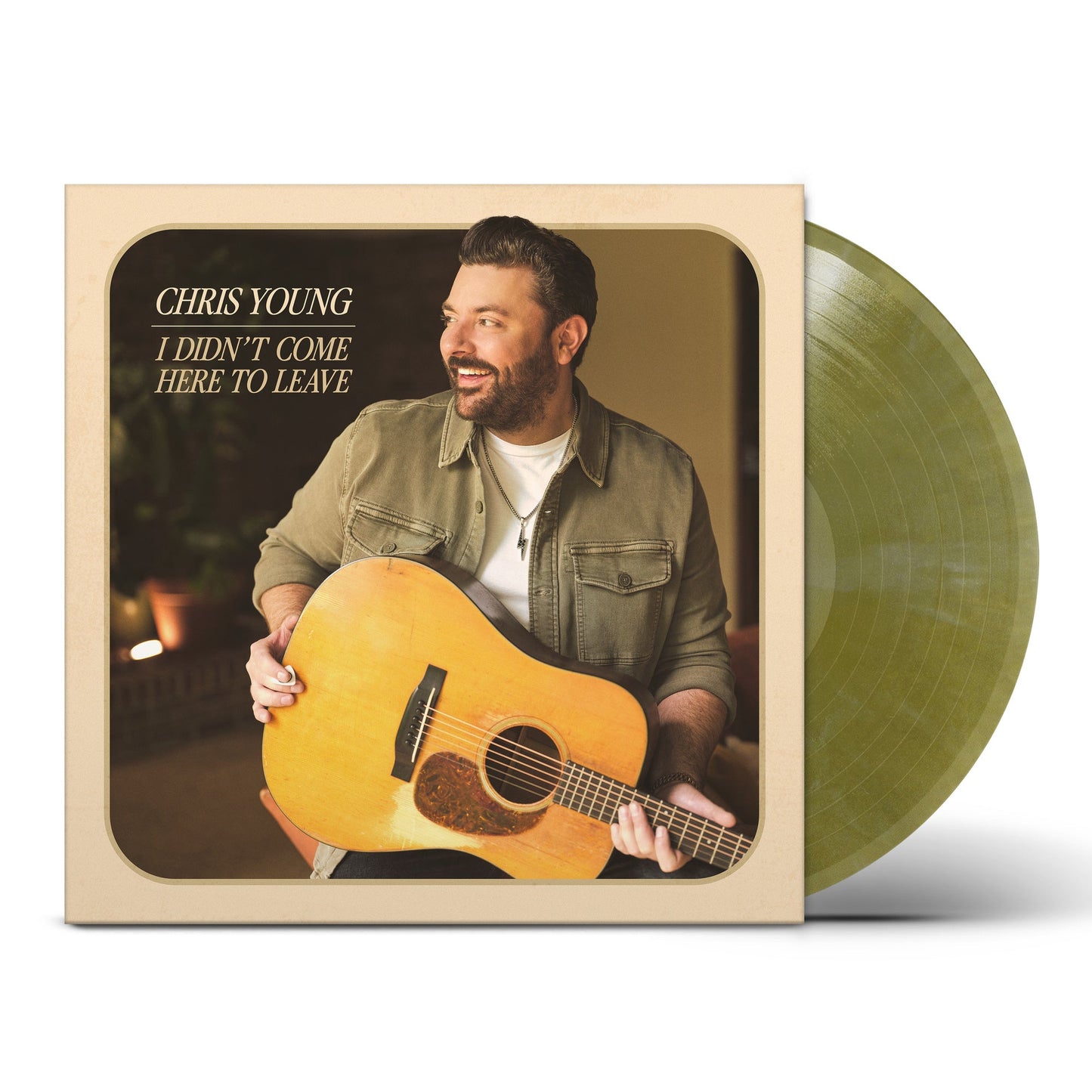 Chris Young "I Didn't Come Here To Leave" LP (Boots On The Ground Green Vinyl)
