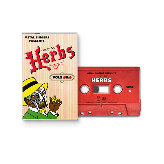 MF DOOM "Metal Fingers Presents: Special Herbs Vol. 5 & 6" Cassette