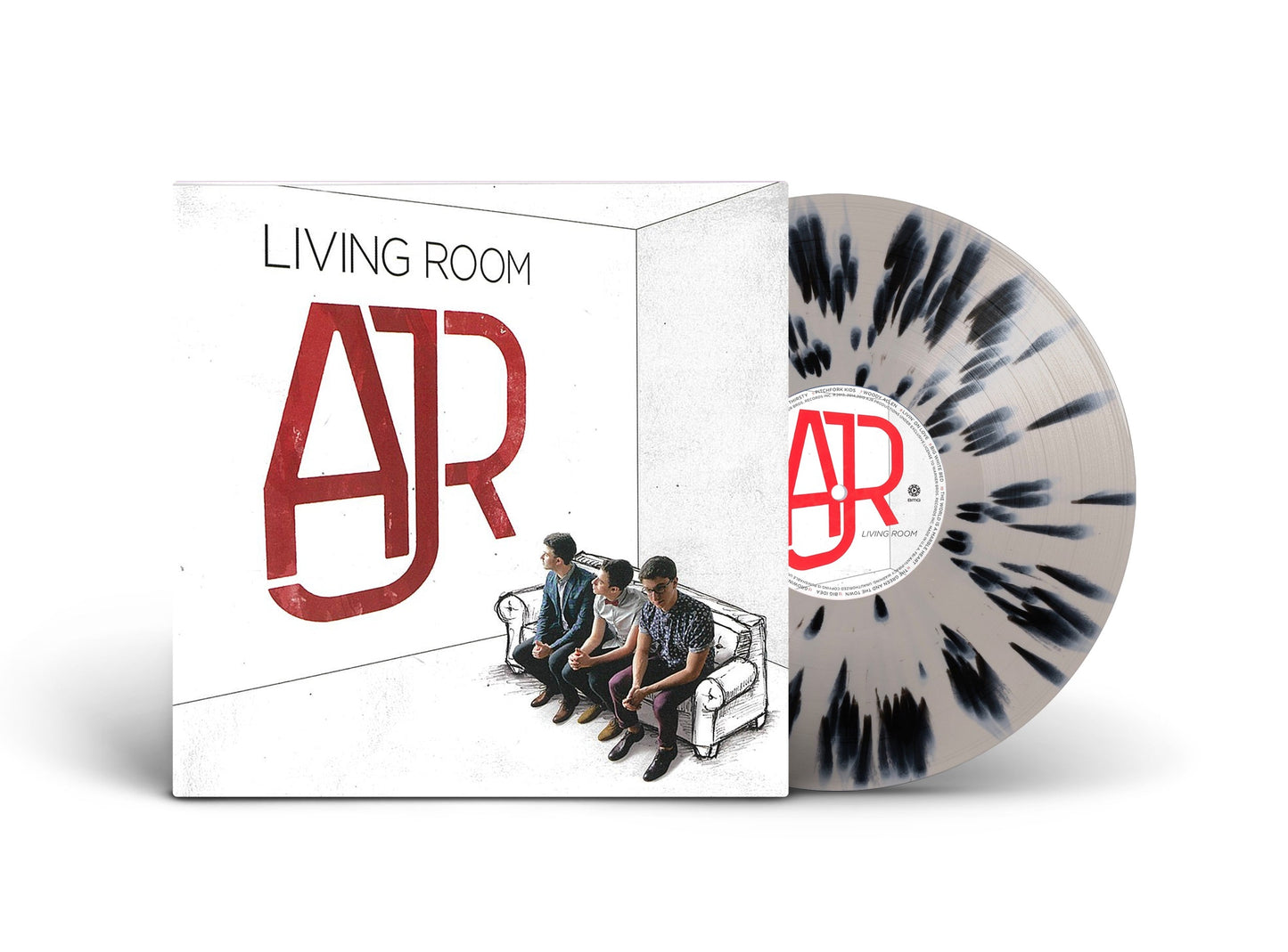 AJR "Living Room" LP (Bone/Black Splatter Vinyl)