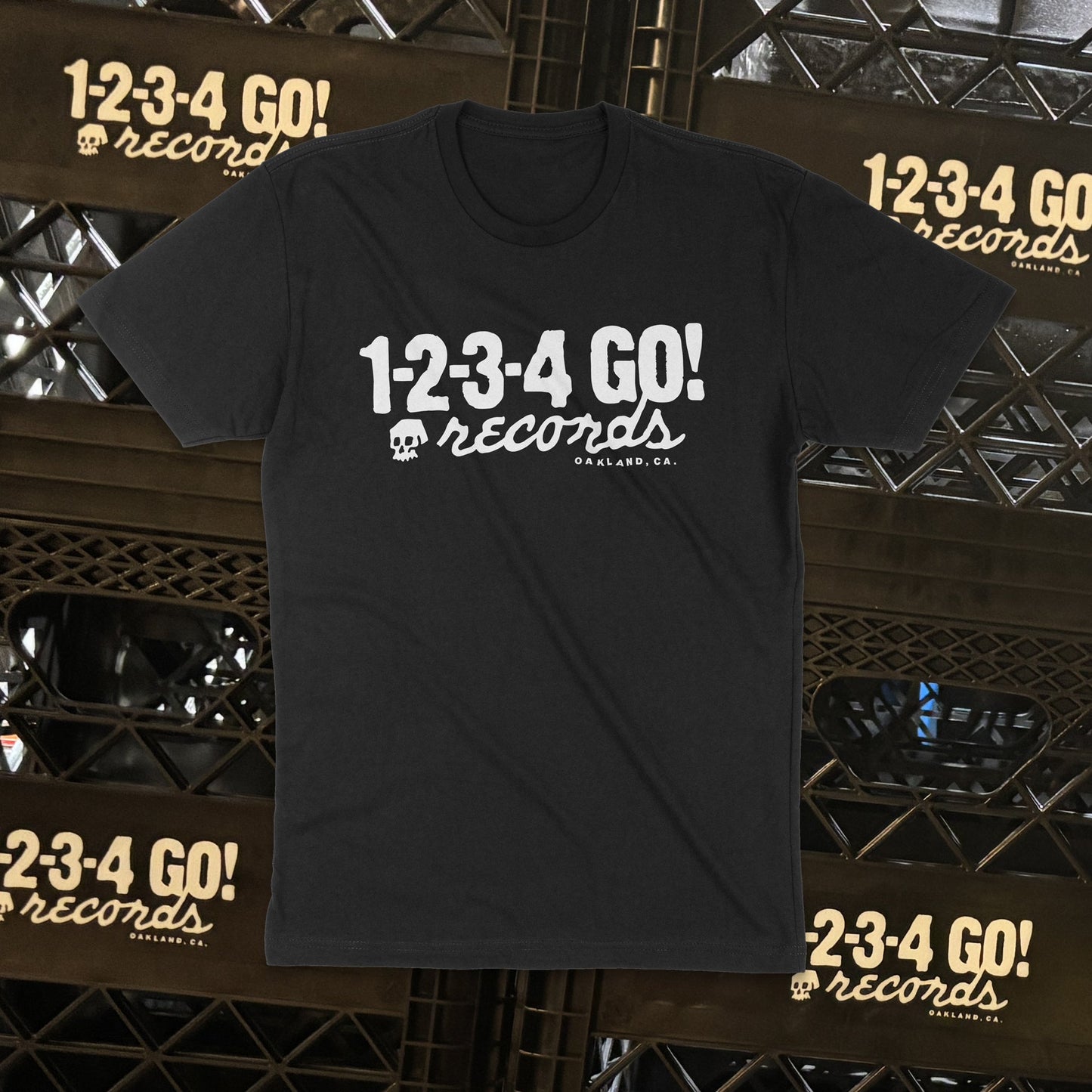 1-2-3-4 Go! Records "Crate Digger" Shirt